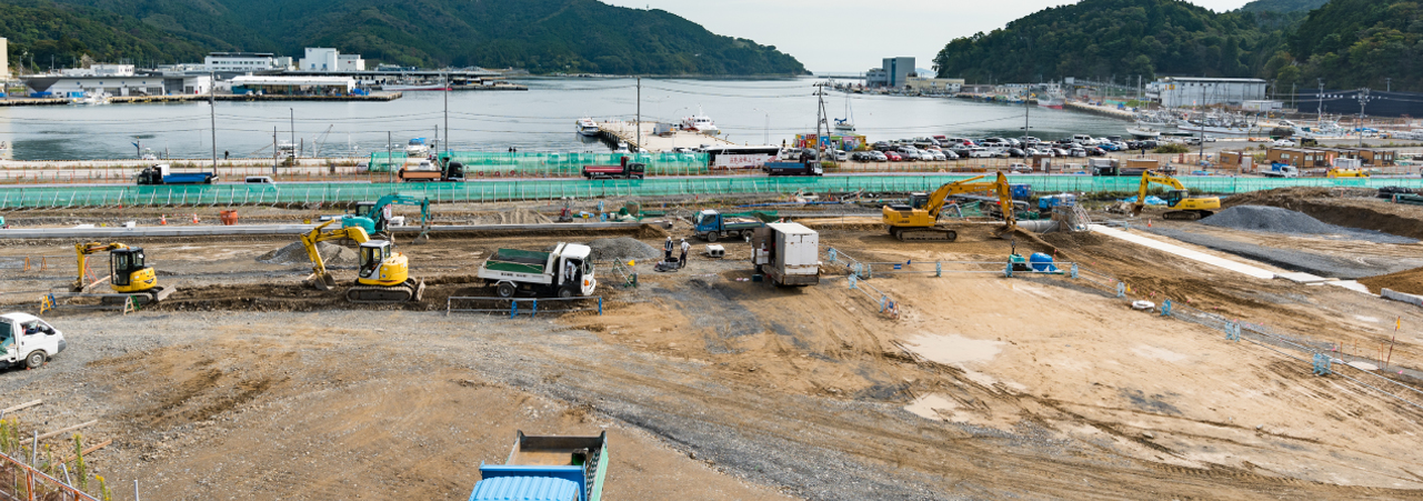 2011年、東日本大震災発生。阪神・淡路大震災を経験した建設会社としての使命。