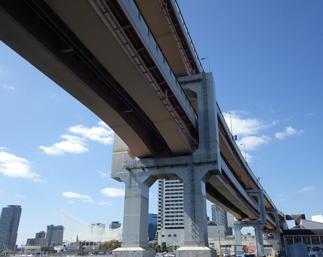 国道2号浜手バイパス高架橋補修補強